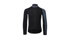 Essential Road Mid LS Jersey Rennrad Poc Uranium Schwarz/Sylvanite Grau