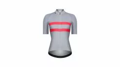 Garaia Radtrikot Kurzarm Etxeondo Frau 2022 Grau/Koralle