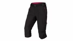 Endura Hummvee II Short 3/4 Mit Innenshorts Frau Schwarz