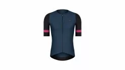 Mendi Kurzarm Radtrikot Etxeondo Mann 2022 Öl/Himbeere