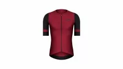 Mendi Radtrikot Kurzarm Etxeondo Mann 2022 Granat/Schwarz