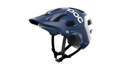 Tectal Race Spin Helm Mtb Poc Lead Blau/Hydrogen Weiß Matt