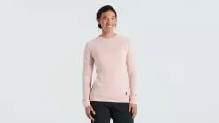 Trail Powergrid Radtrikot Langarm Specialized Frau Blush