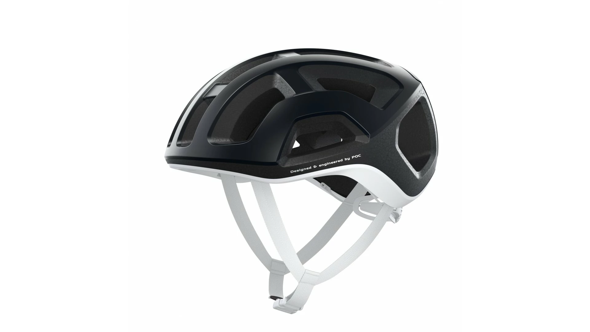 Ventral Lite Helm Rennrad Poc Uranium Schwarz/Hydrogen Weiß Matt 4 Ventral Lite Helm Rennrad Poc Uranium Schwarz/Hydrogen Weiß Matt – Bild 2